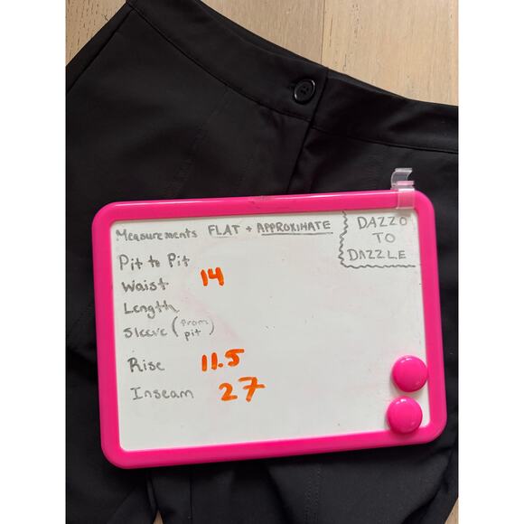 PRINCESS POLLY Kaylen Split Hem Flare Pants Black | 6 - Picture 9 of 9